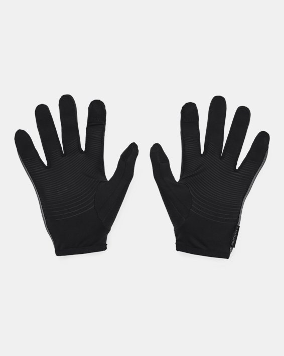 Sous-gants UA Storm Run pour homme, Black, pdpMainDesktop image number 1
